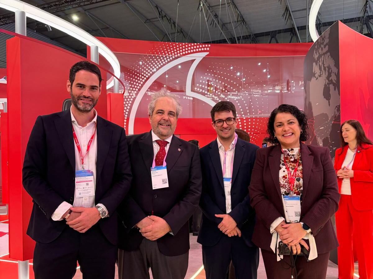 Delegació del Consell de Mallorca a la Mobile World Congress de Barcelona.