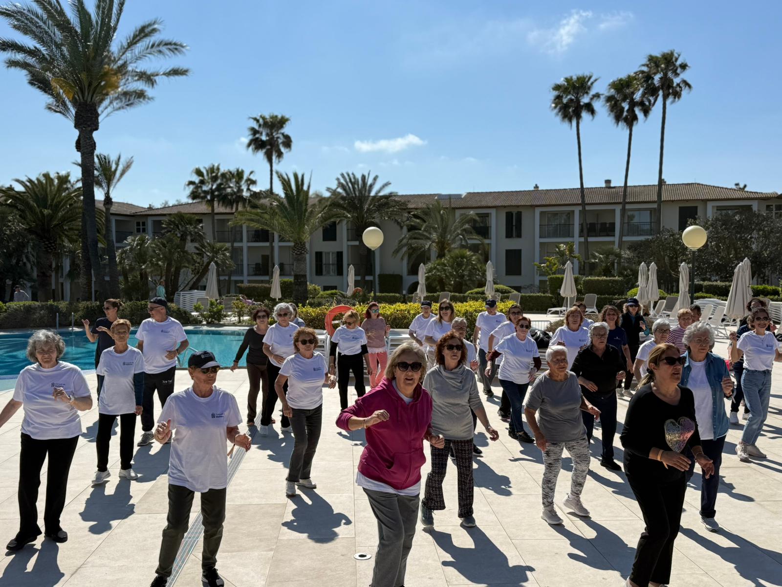Inici de les Estades per a la Gent Gran del Consell de Mallorca a la Colònia de Sant Jordi.