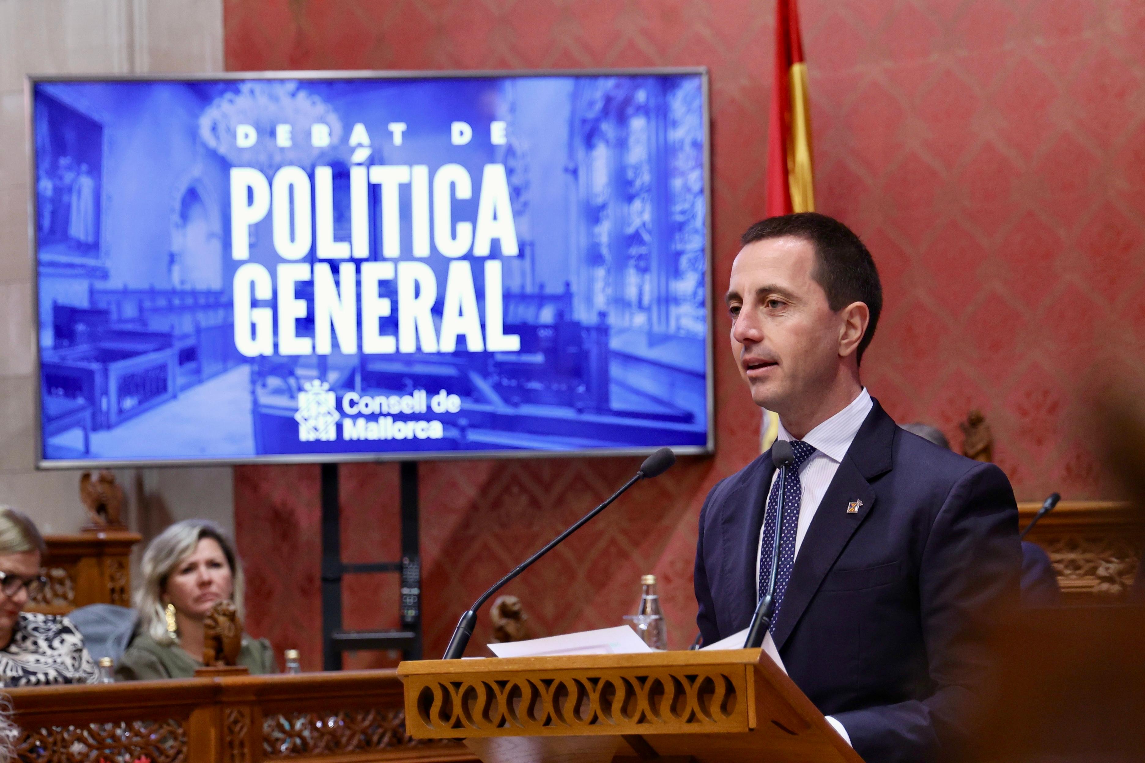 Debate de política general del Consell de Mallorca.