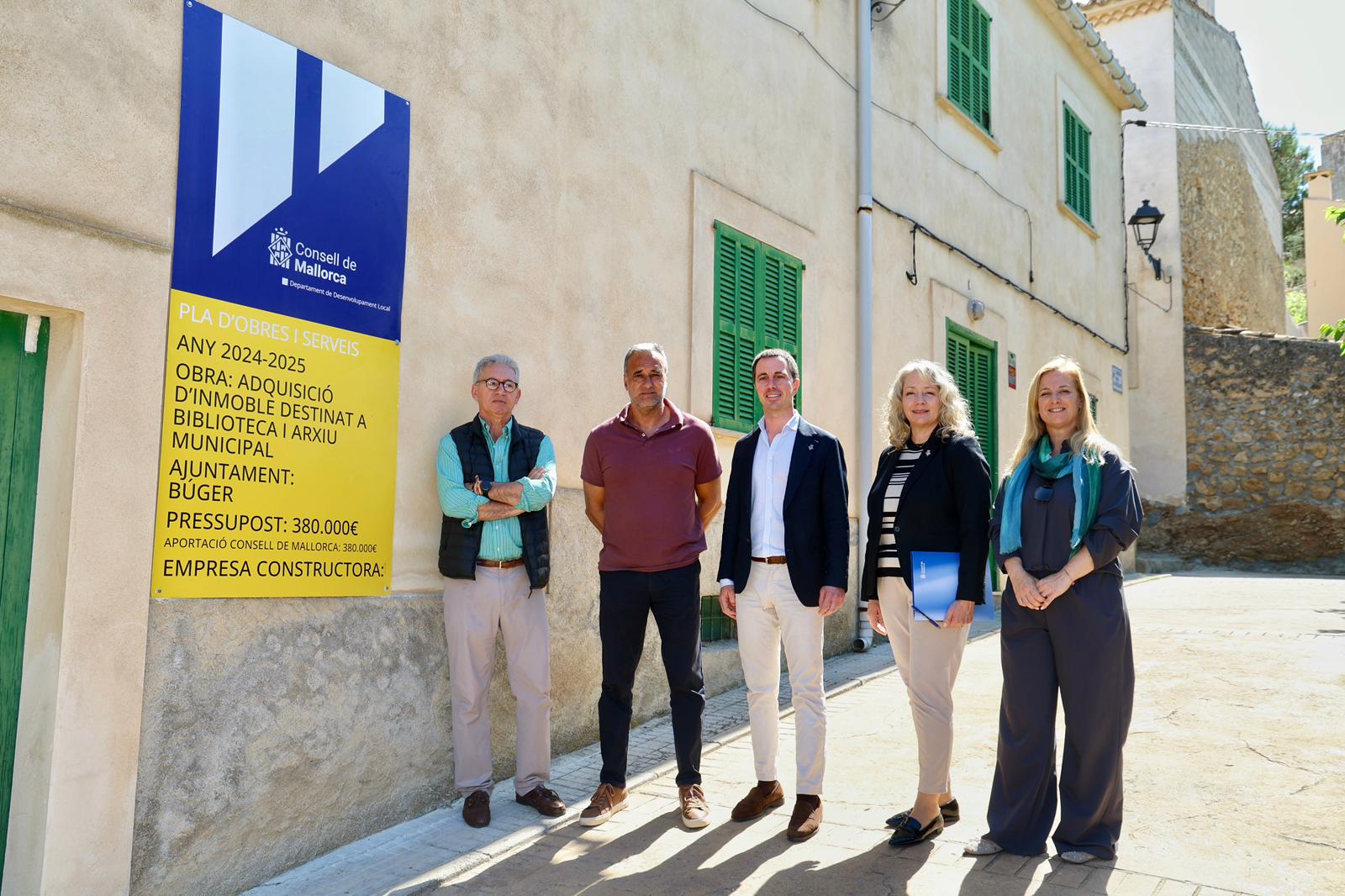 El Consell de Mallorca destina 380.000 euros per ajudes al municipi de Búger.