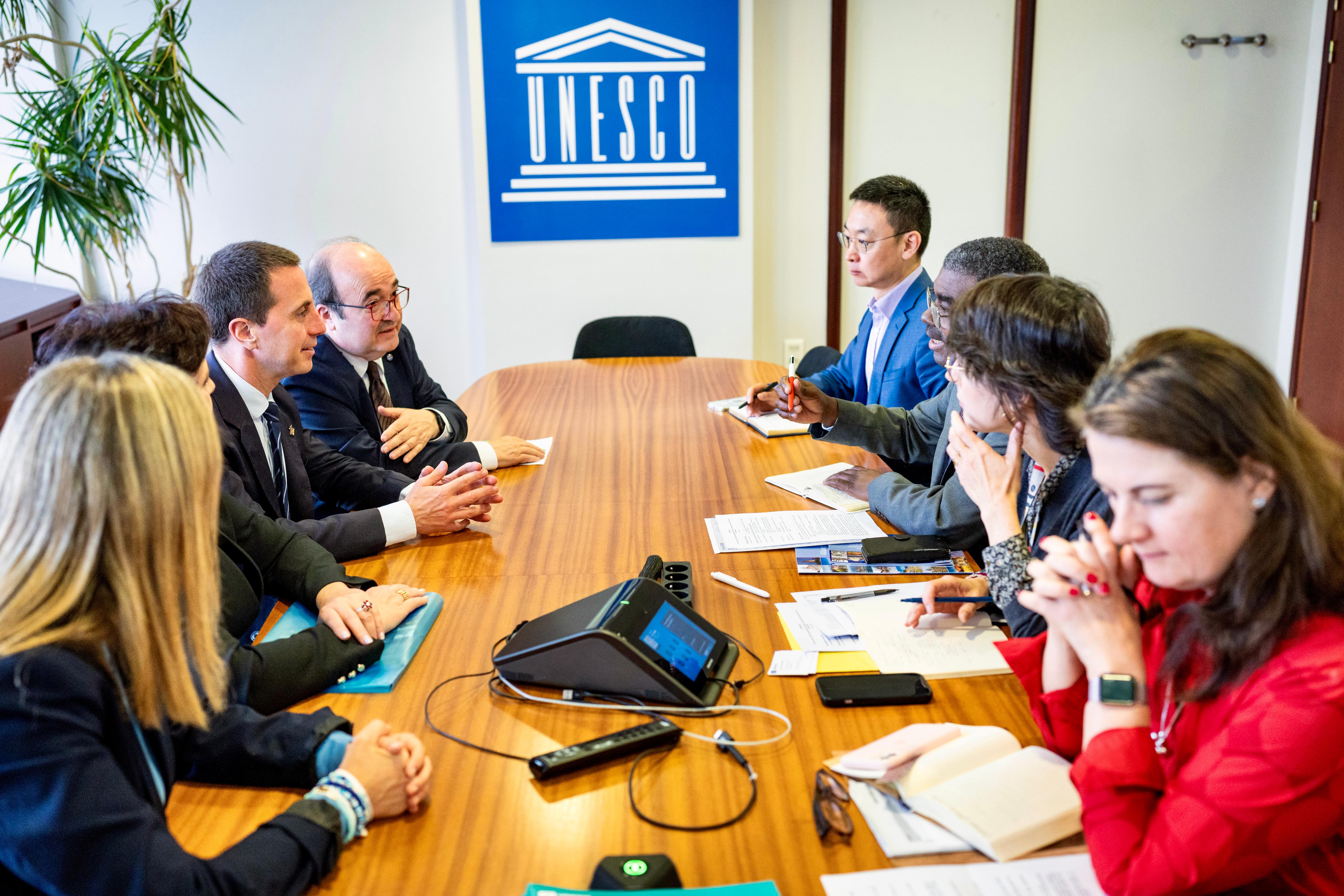 Presentació de l’Aliança de Paisatges Culturals a la UNESCO a París.