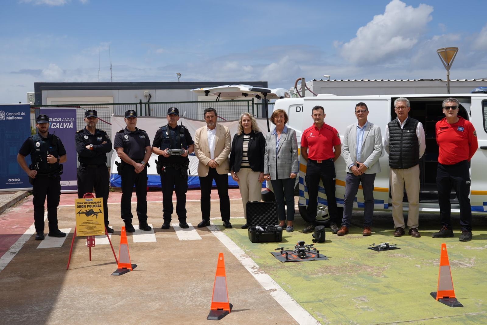 Presentació de la Unitat de Drons de la Policia Local de Calvià.