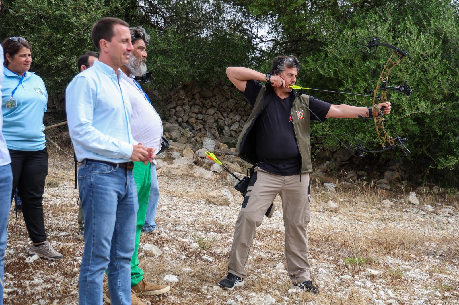 Inauguració del Centre Cinegètic Sa Mola a Manacor.