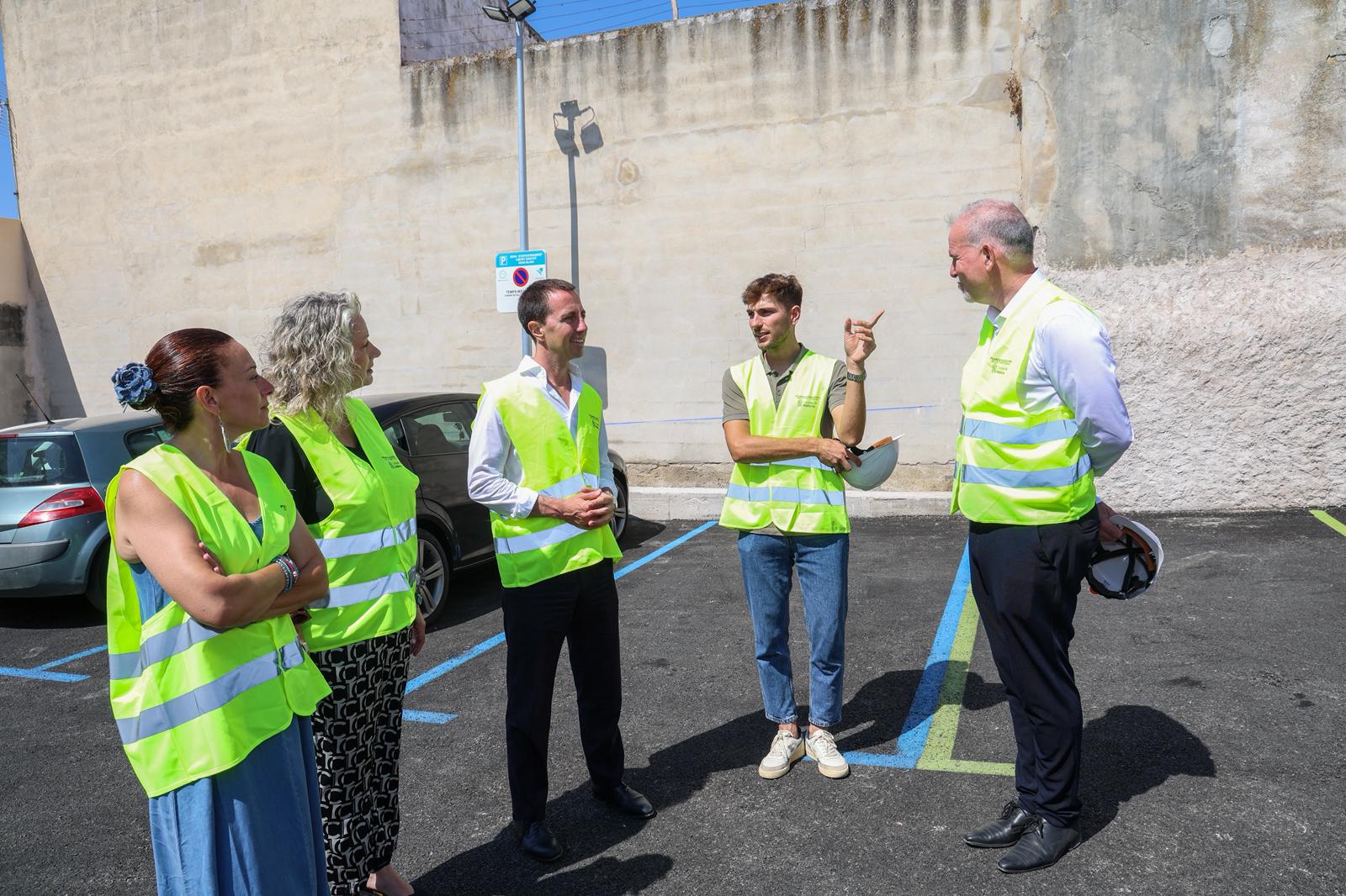 Visita als diferents projectes que es duen a terme a Sant Joan mitjançant el Pla d'Obres i Serveis 2024/2025.