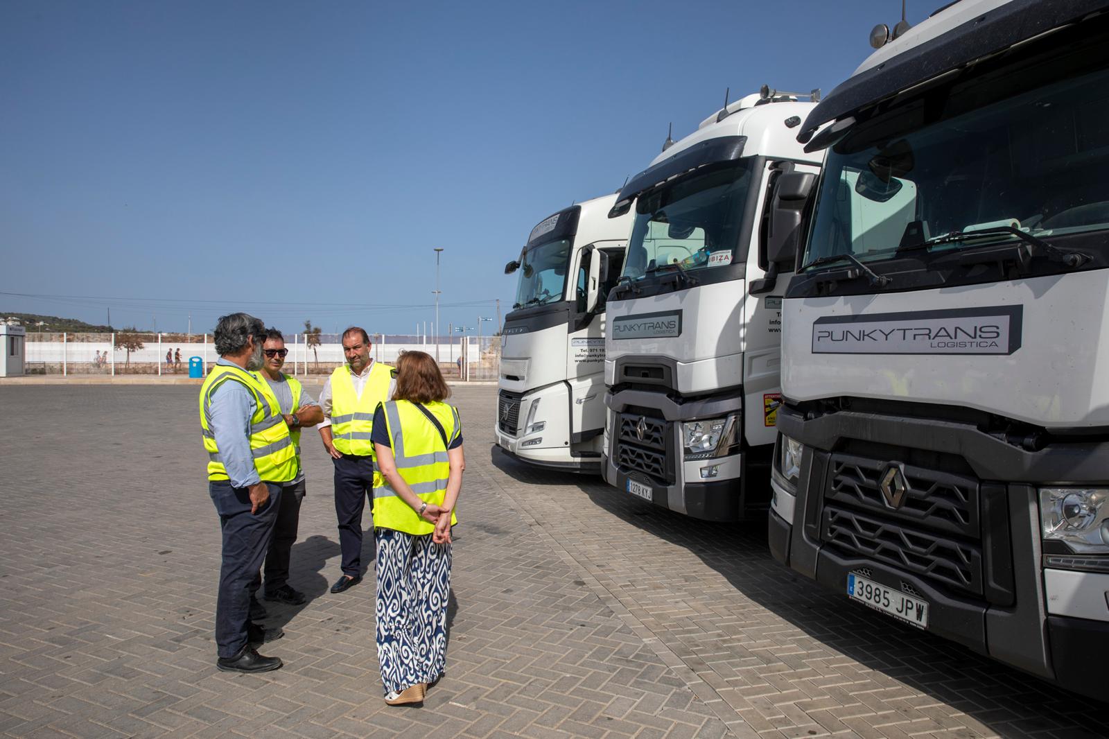 Traslado de residuos desde Eivissa hasta a Mallorca.