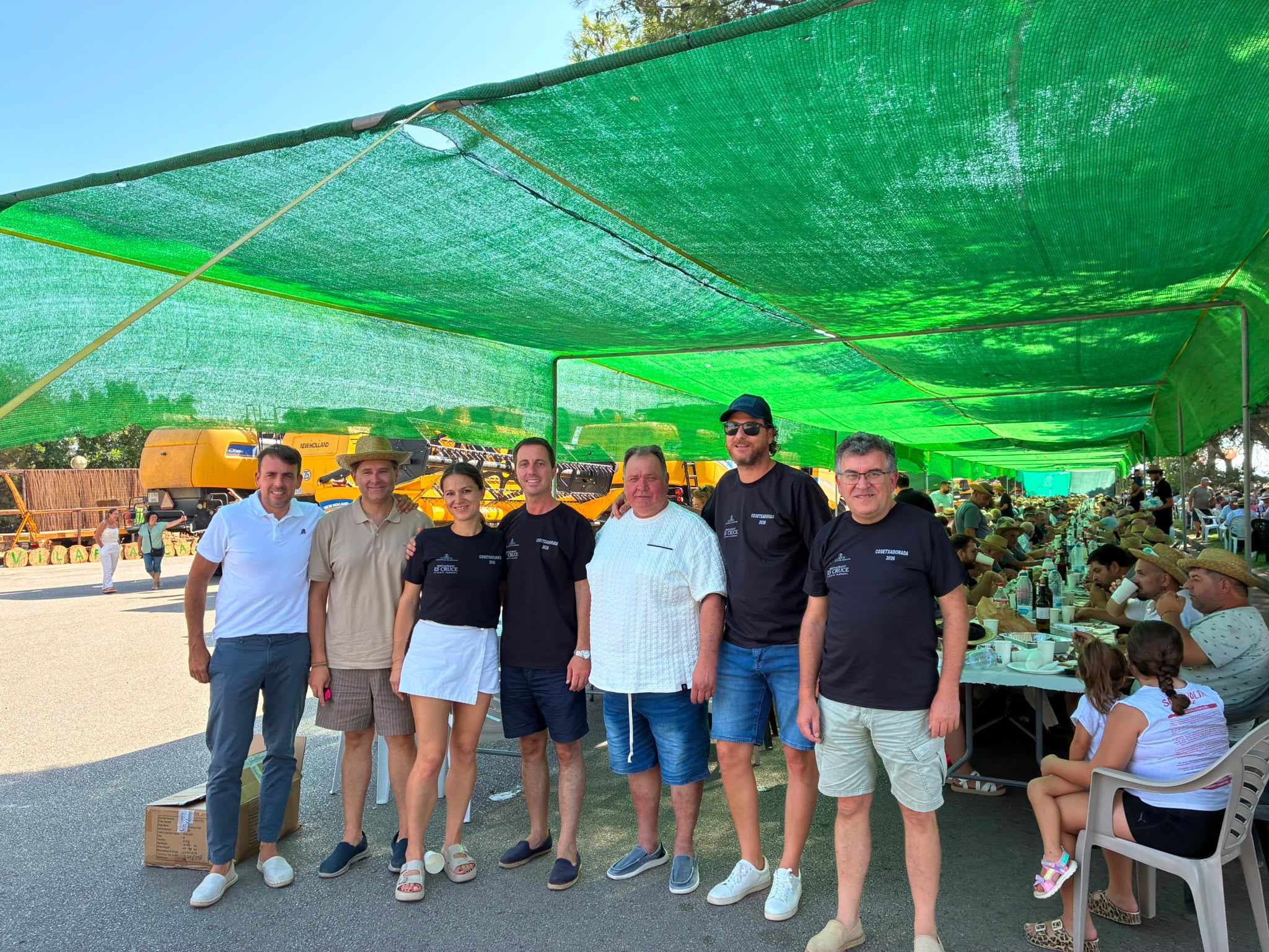 El president del Consell de Mallorca, Llorenç Galmés, a la Festa del Batre de Vilafranca.
