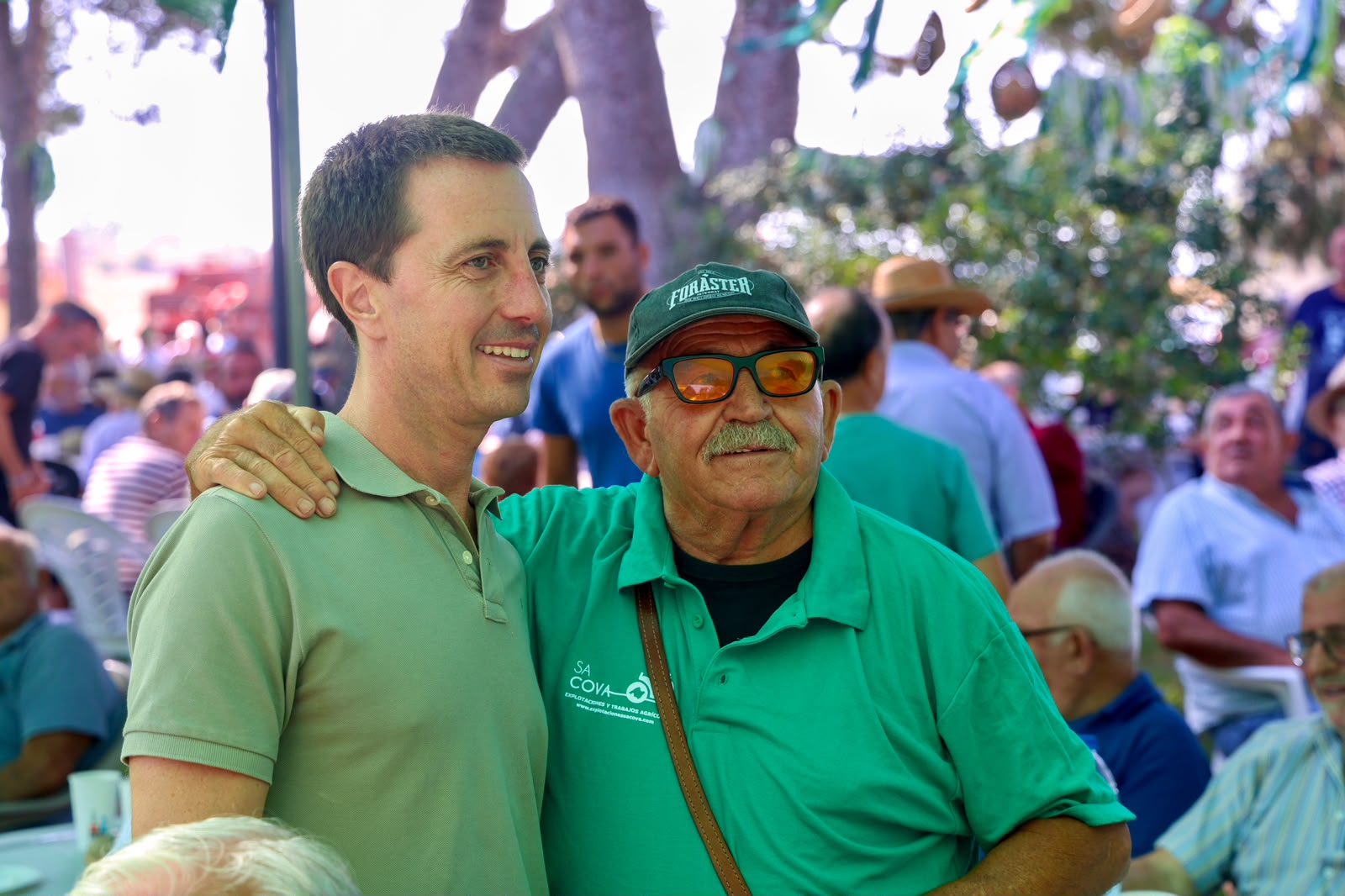 El president del Consell de Mallorca, Llorenç Galmés, a la Festa del Batre de Vilafranca.