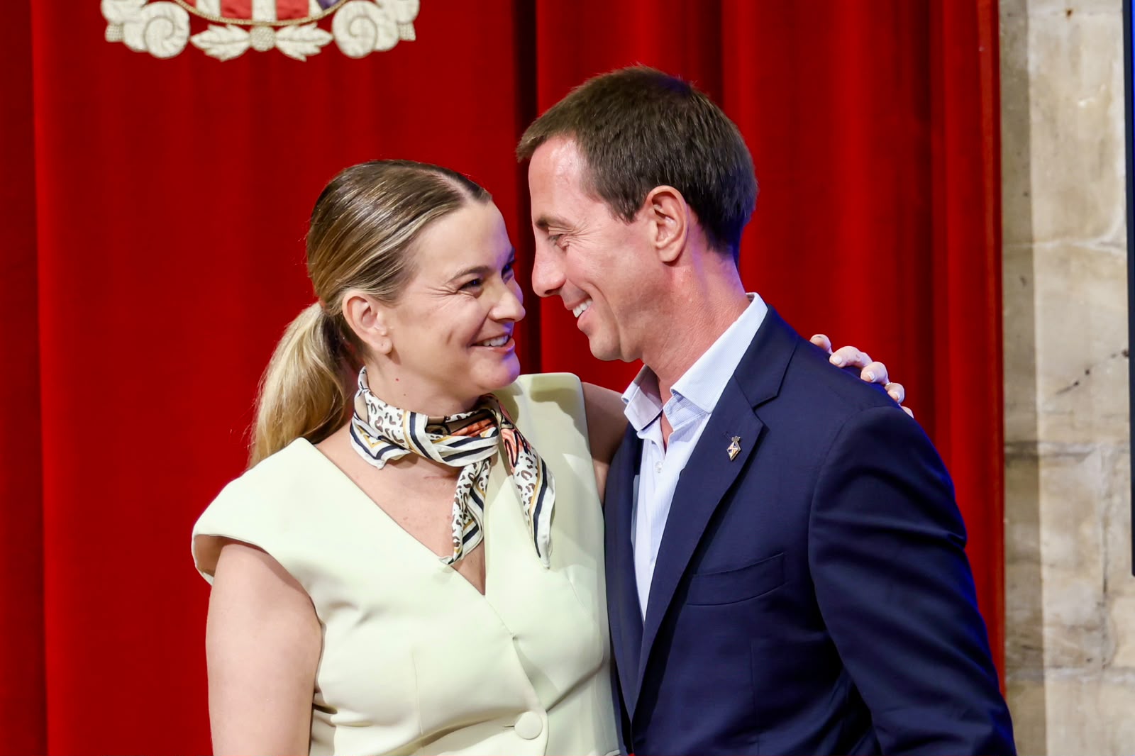 El president del Consell de Mallorca, Llorenç Galmés, i la presidenta del Govern de les Illes Balears, Marga Prohens.