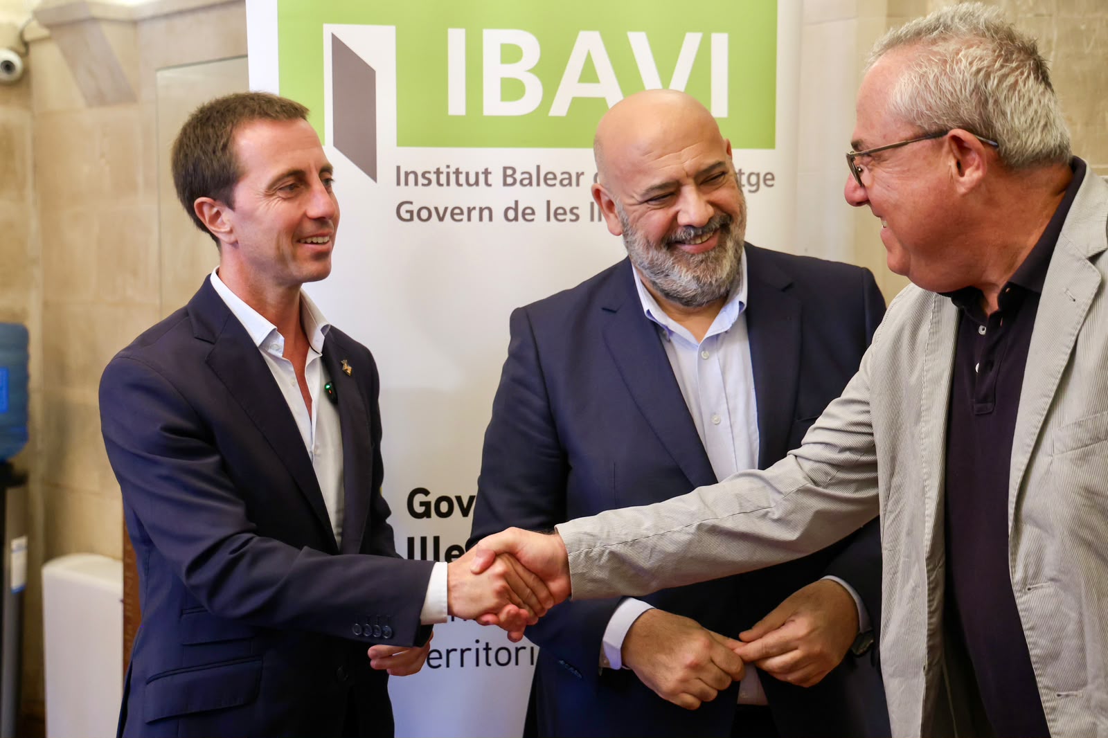 El president del Consell de Mallorca, Llorenç Galmés, i el batle de Palma, Jaime Martínez.