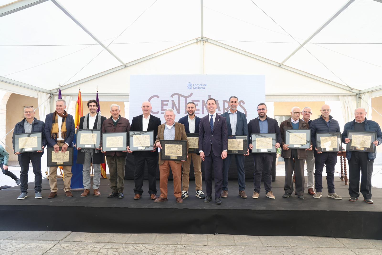 Acte d'homenatge del Consell de Mallorca als pobles centenaris de Mallorca.
