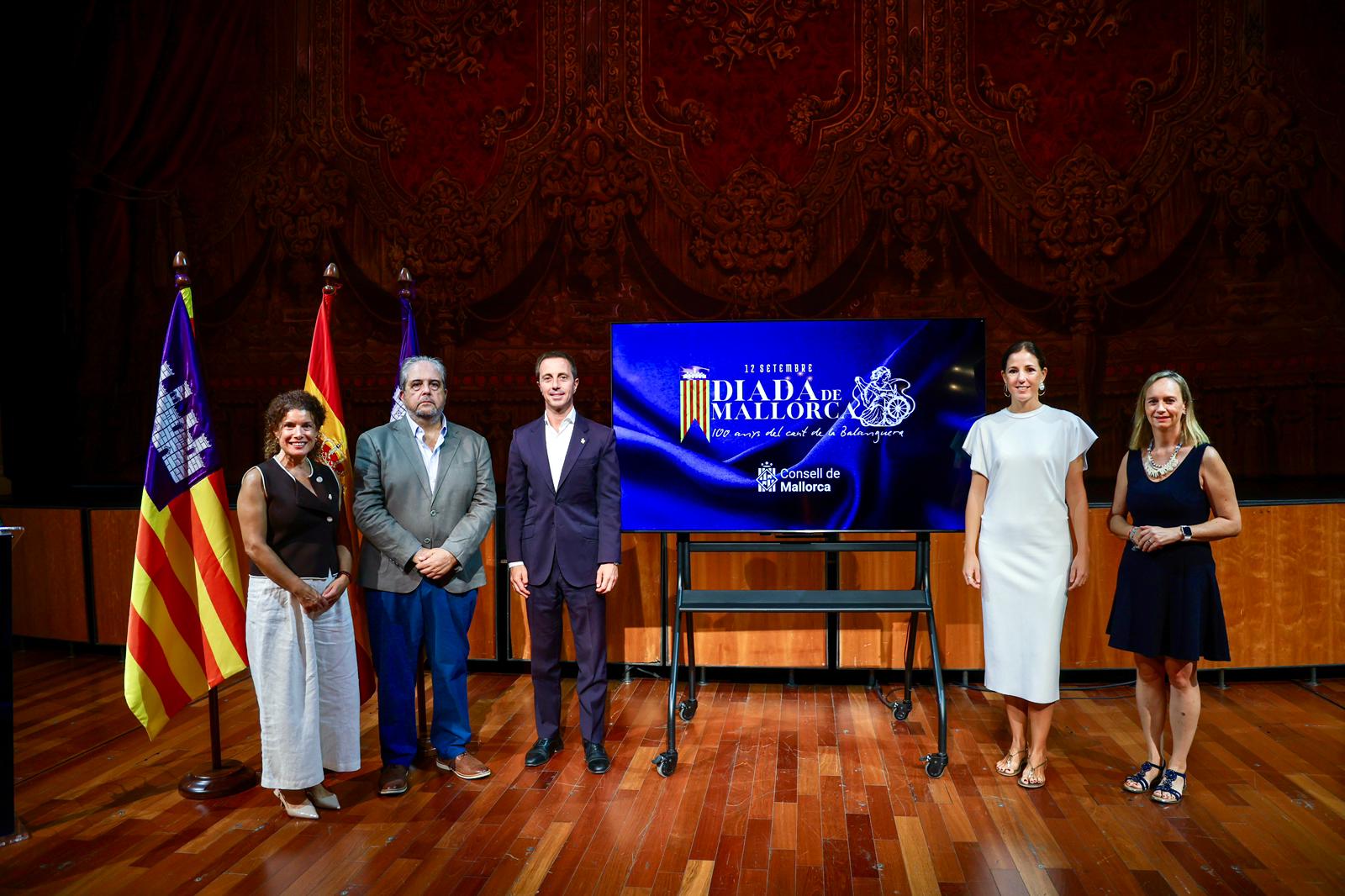 Presentació del programa d'actes de la Diada de Mallorca.
