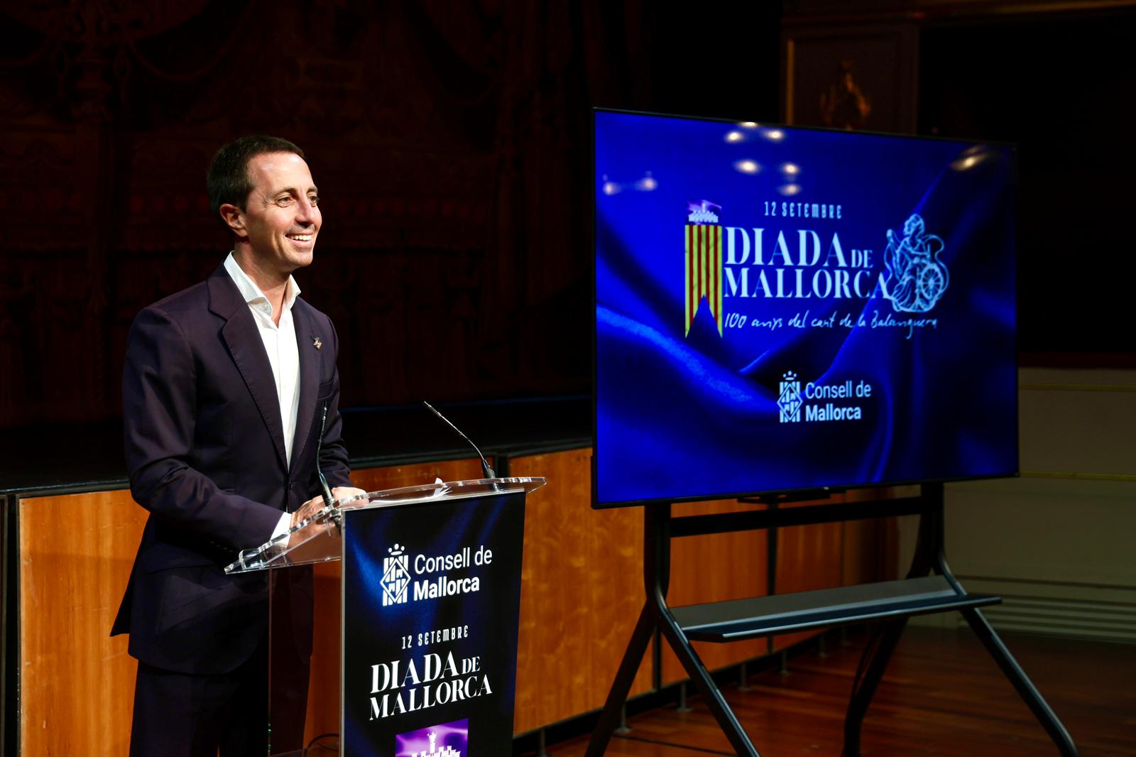 Presentació del programa d'actes de la Diada de Mallorca.
