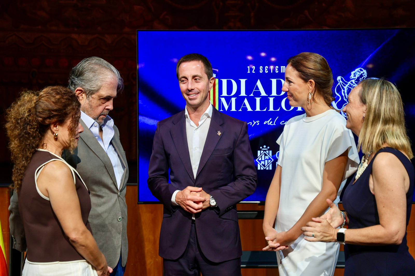 Presentació del programa d'actes de la Diada de Mallorca.