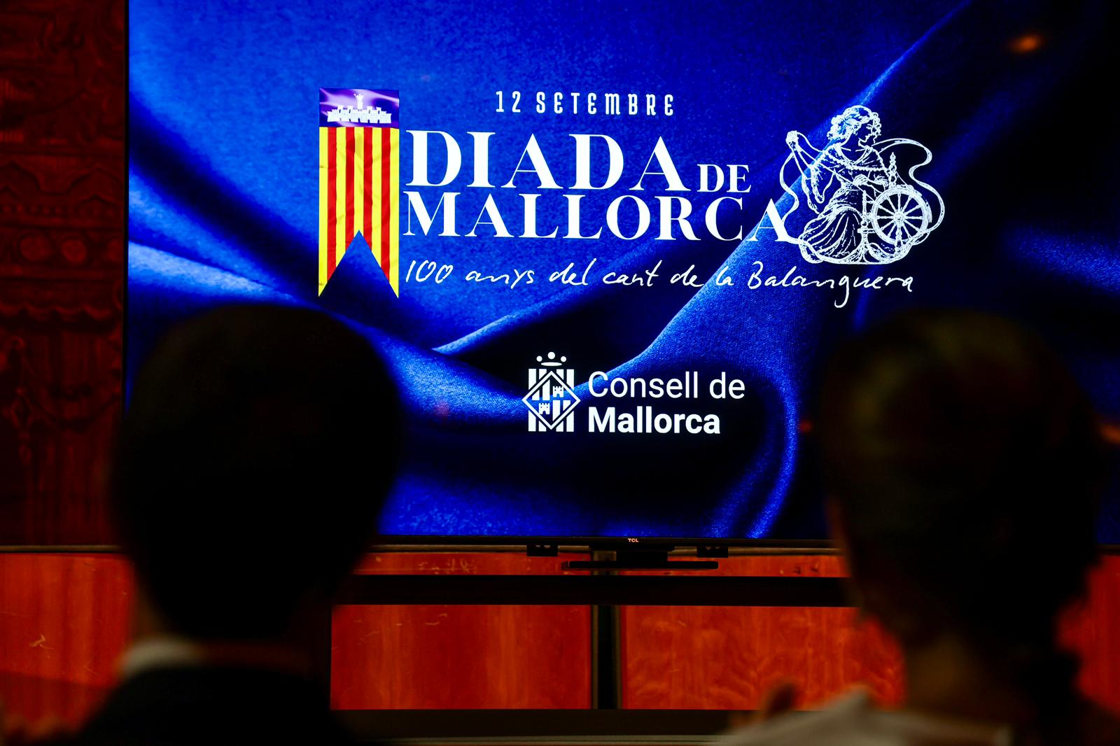 Presentació del programa d'actes de la Diada de Mallorca.