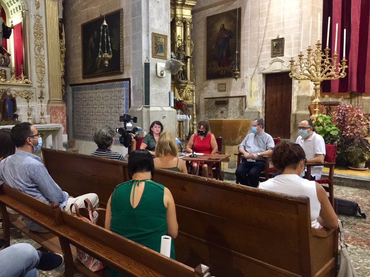 Presentación de los actos de la Asunción de la Virgen.