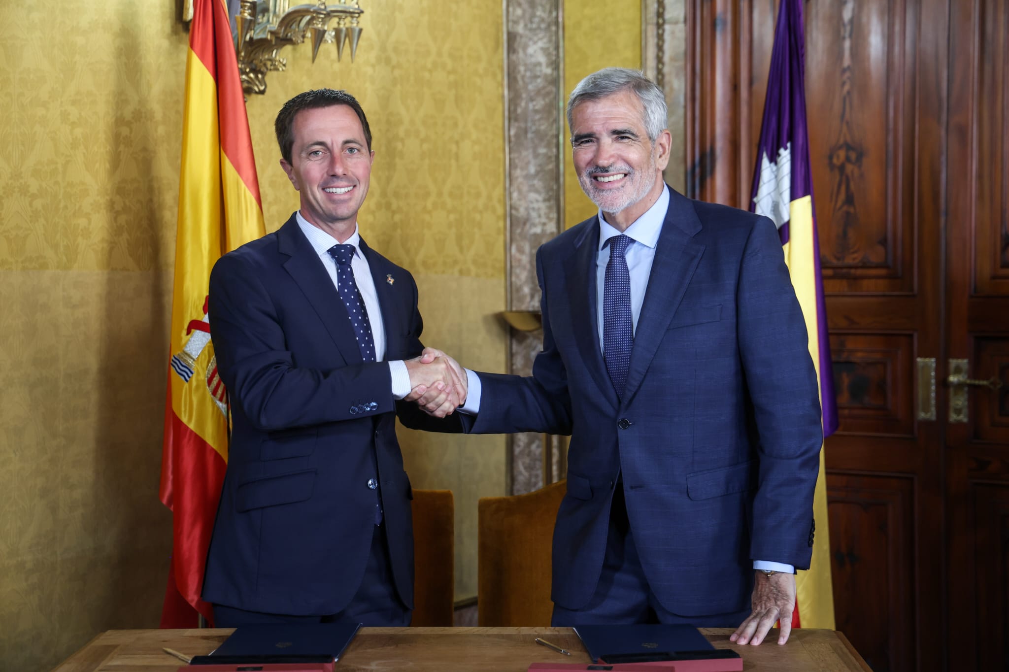 Llorenç Galmés amb Adolfo Utor (Balearia).