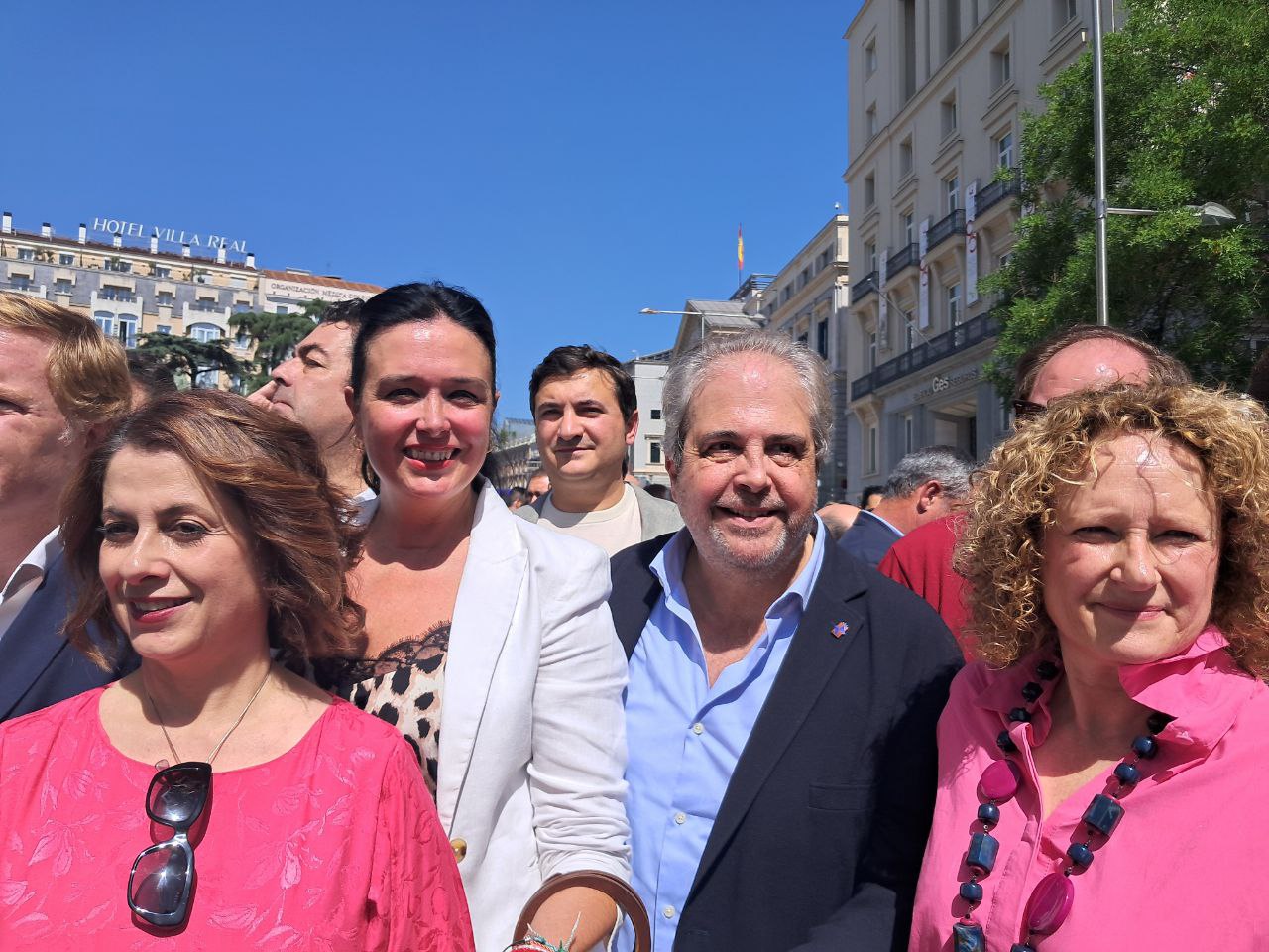 El consejero de Hacienda y Función Pública, Rafel Bosch, en la concentración organizada por la FEMP en Madrid.