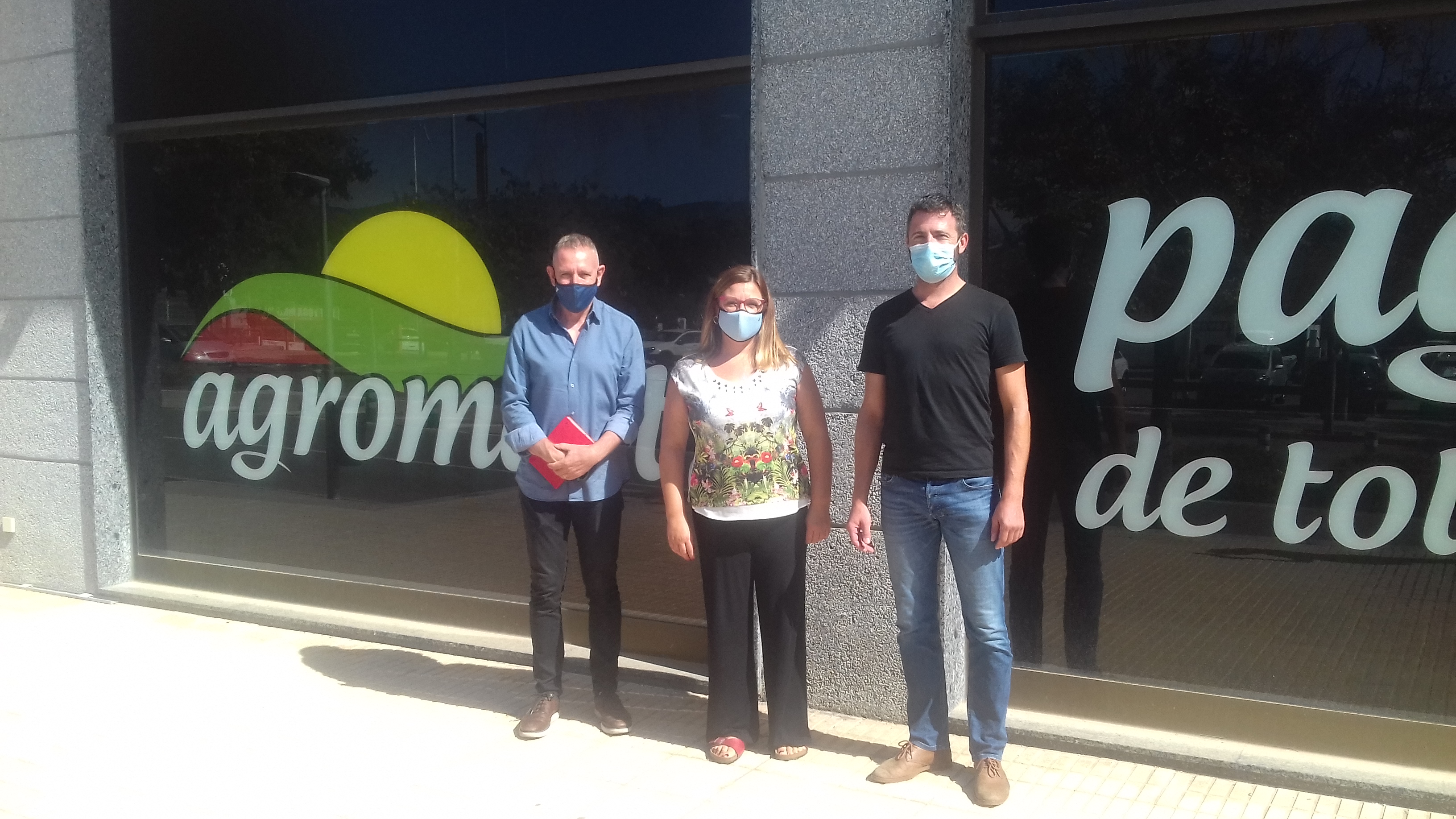 Moment de la visita a un establiment d’Agromart
