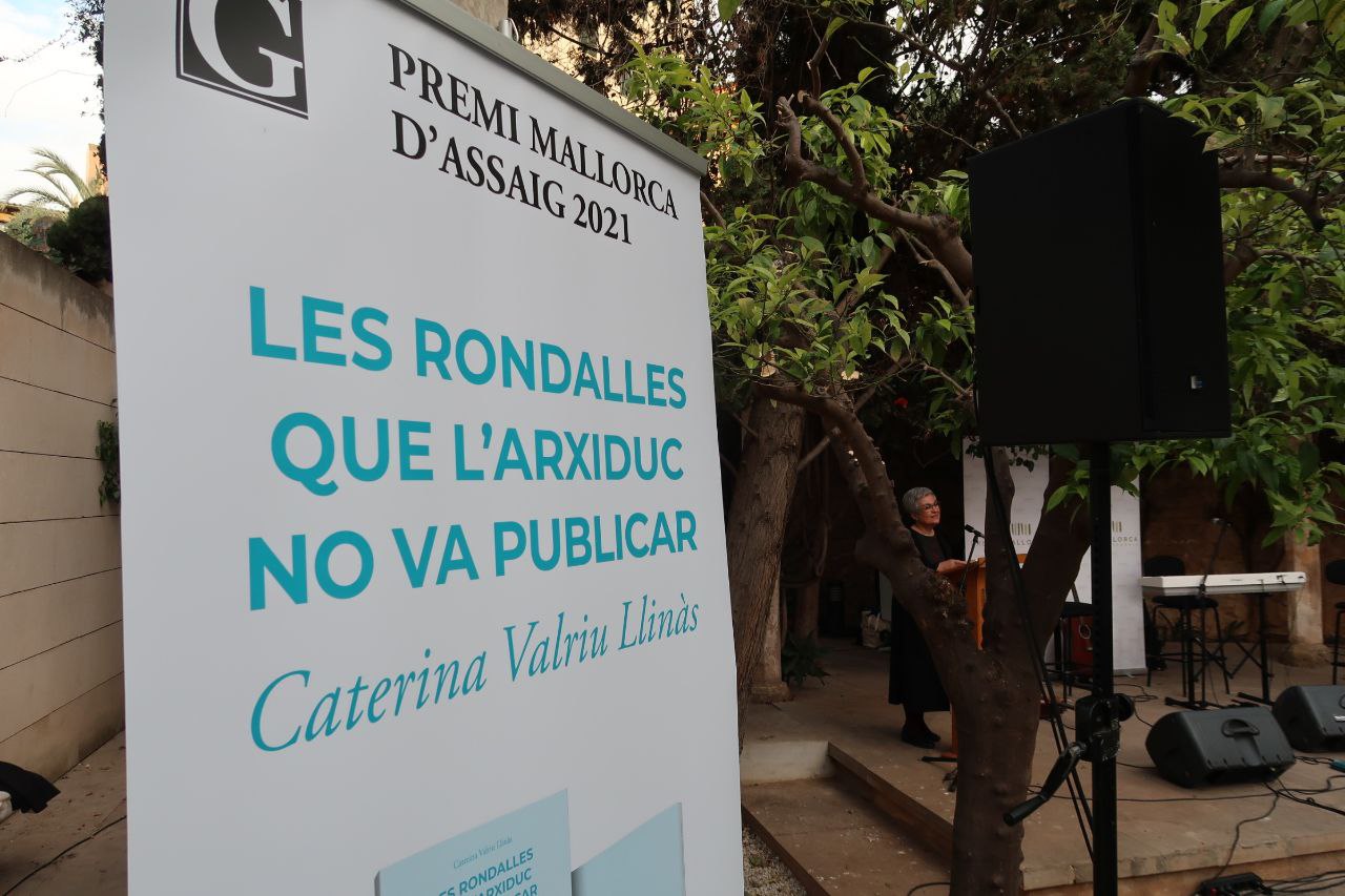 Momento del discurso de Caterina Valriu.