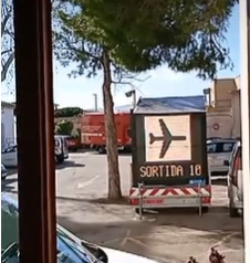 Señalitzación que se utilitzará para advertir a los conductores.