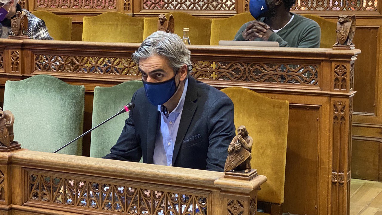 El conseller d'Hisenda i Funció Pública, Josep Lluís Colom