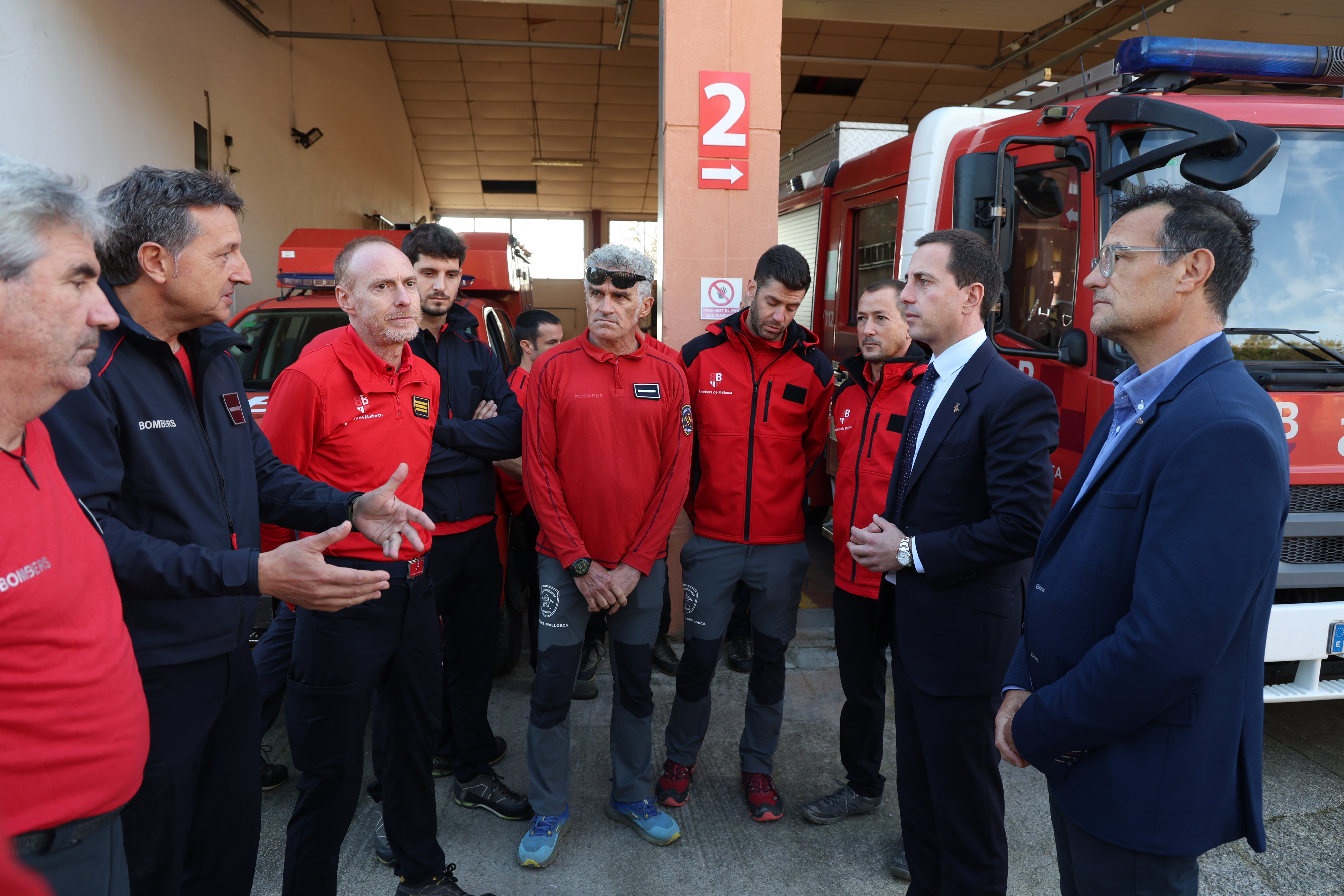 El primer destacamento de los Bomberos de Mallorca destinado a Valencia ya ha vuelto a Mallorca.