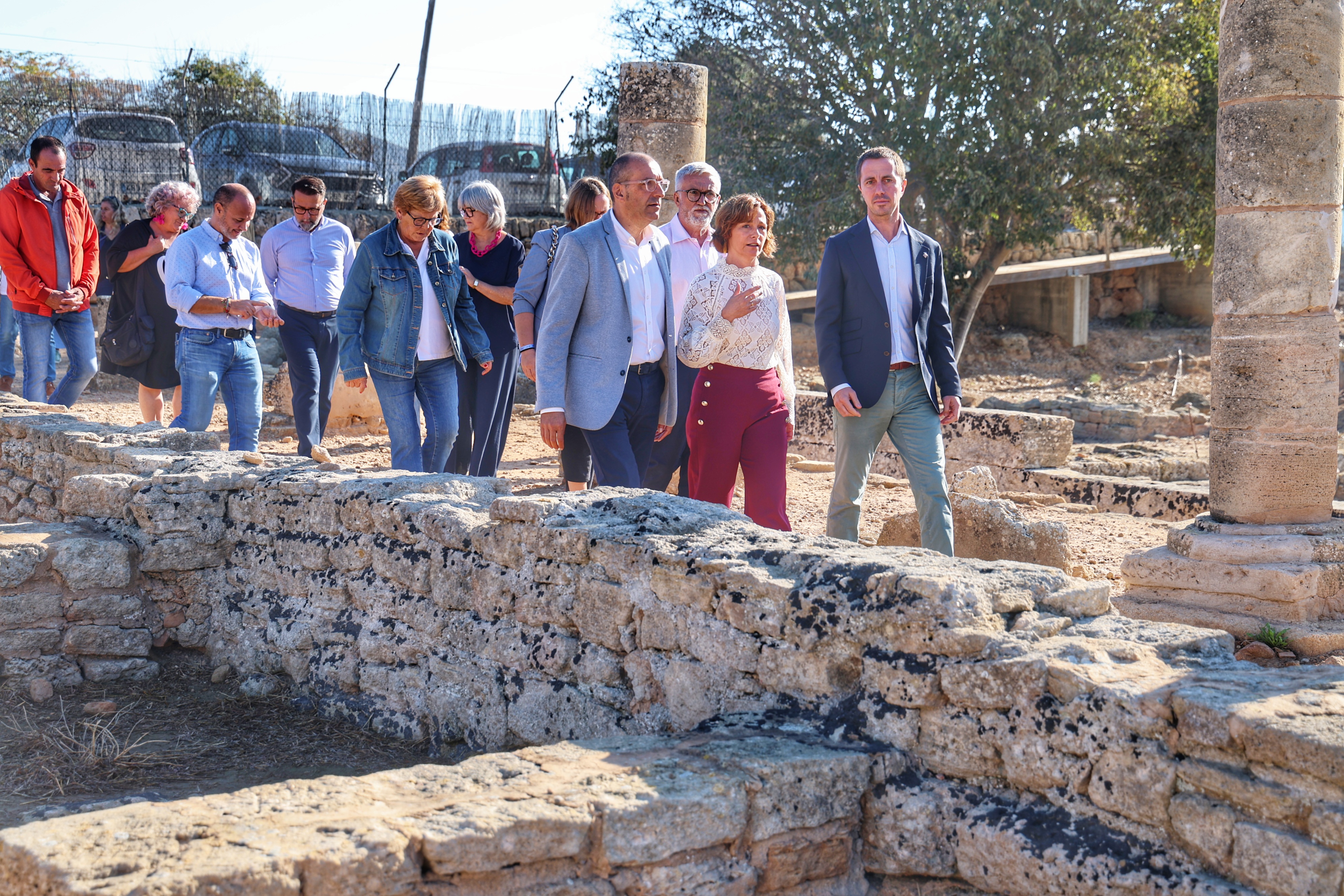 Signatura conveni per a la millora de l'accessibilitat a la Ciutat Romana de Pollentia