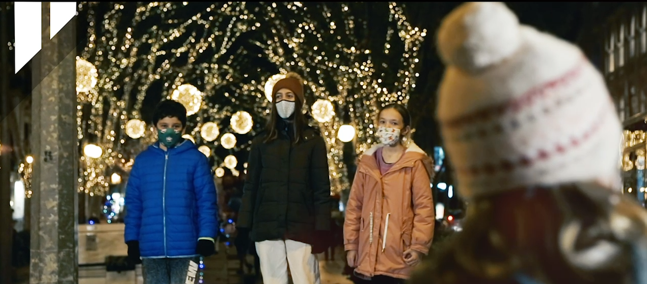 Video del encendido de luces del Palau del Consell.