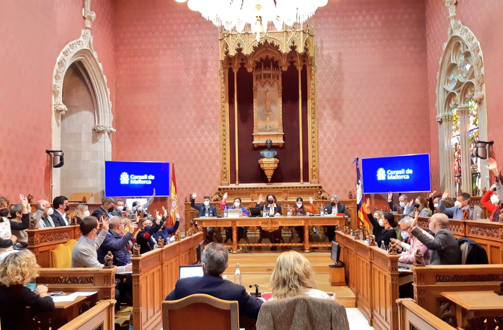 Ple del Consell de Mallorca.