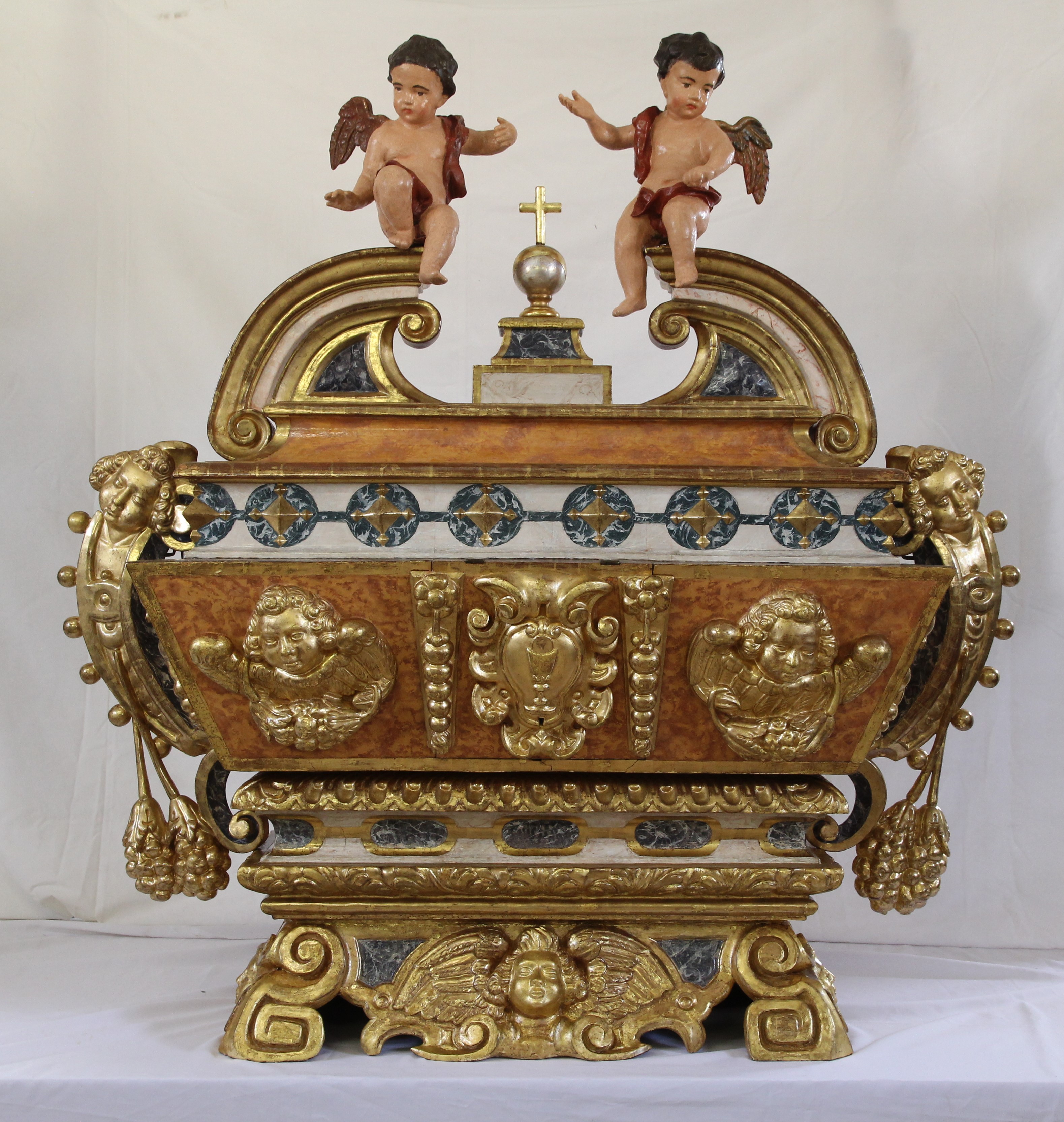 Detalle de la Urna de la Casa Santa de la Parroquia de Sant Miquel de Felanitx.