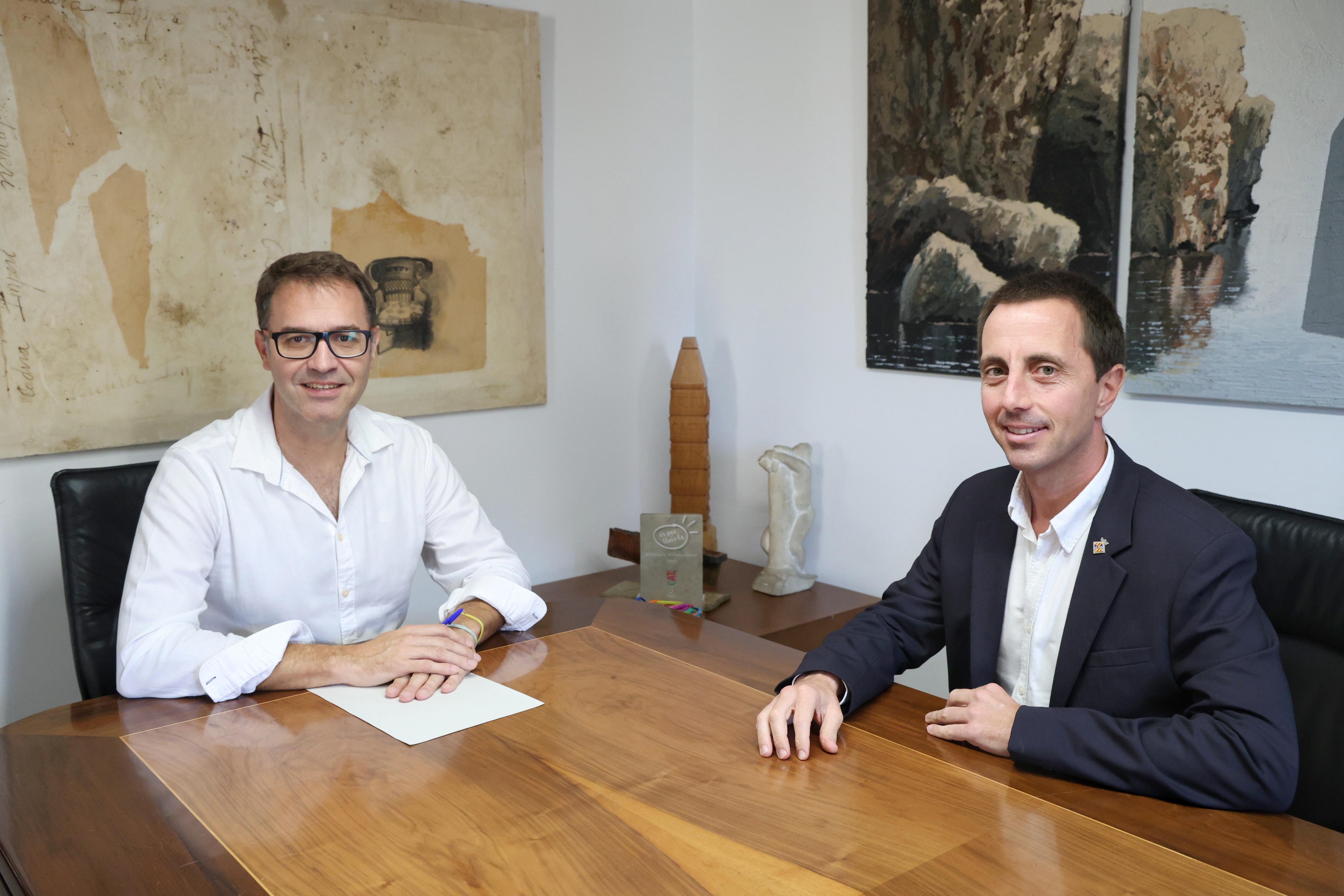 El president Galmés i el batle de Manacor