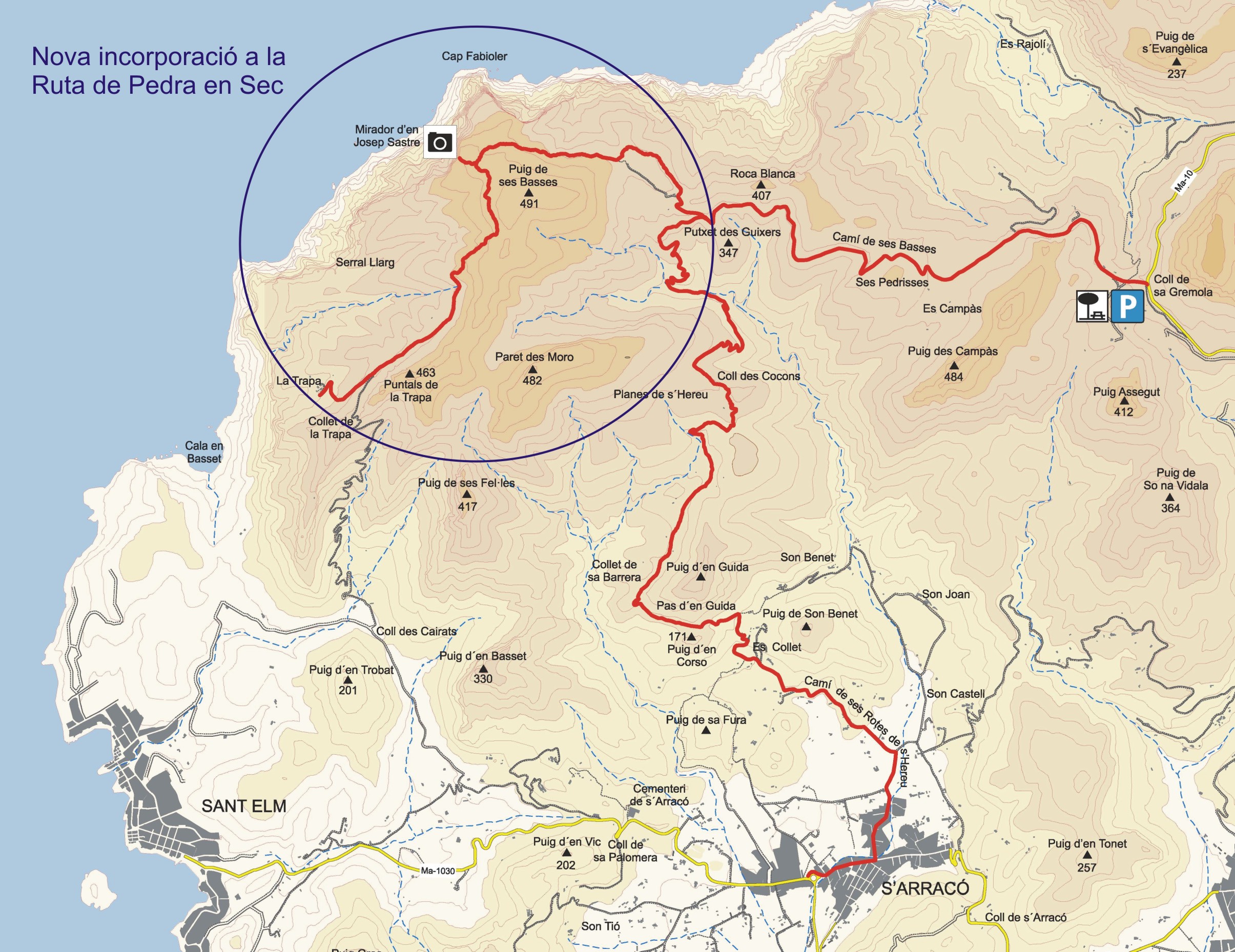 Mapa la Trapa- Ses Basses