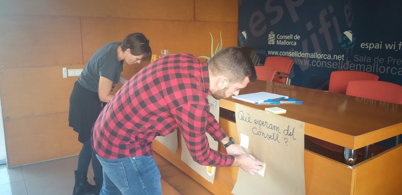Representantes de los diferentes consistorios se han reunido por primera vez con el director insular de Participación y Juventud, Àlex Segura, y personal técnico del Departamento para establecer las prioridades de la plataforma en cada caso.