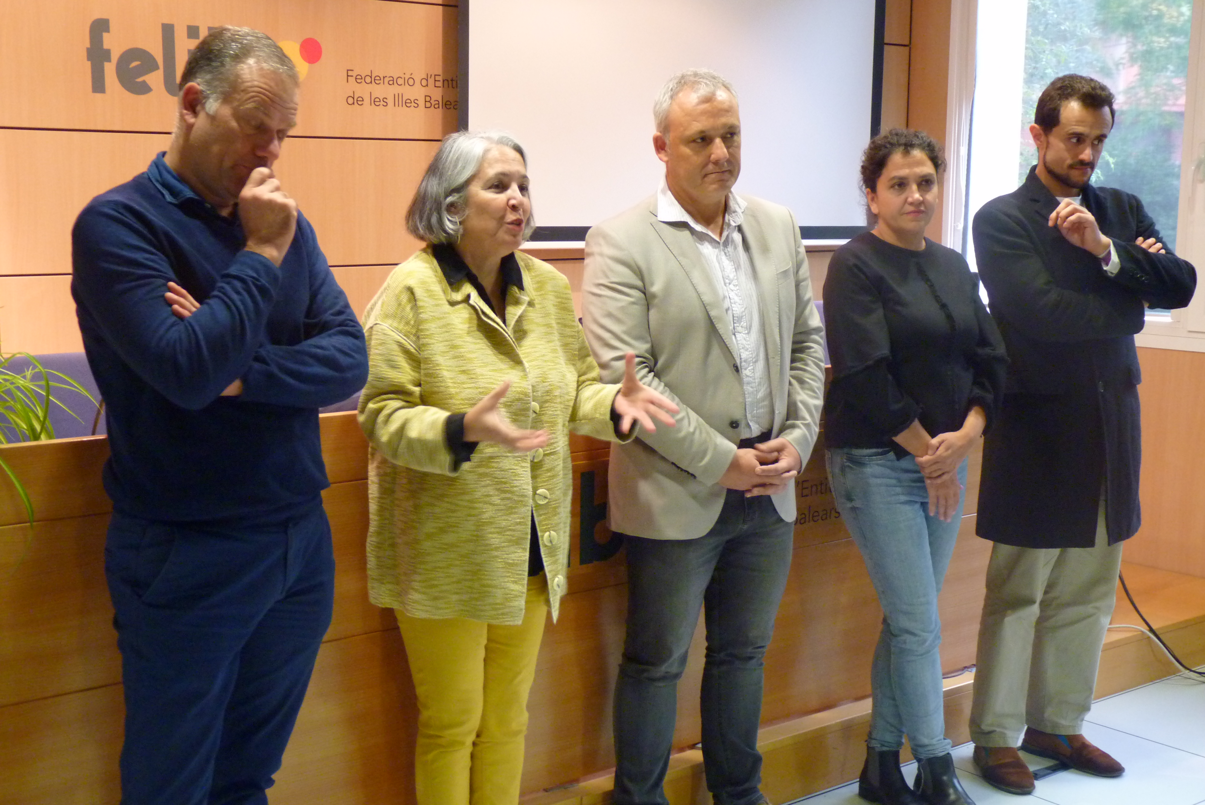 Acto de despedida a los jóvenes cualificados que han trabajado en el Consell los últimos 12 meses.