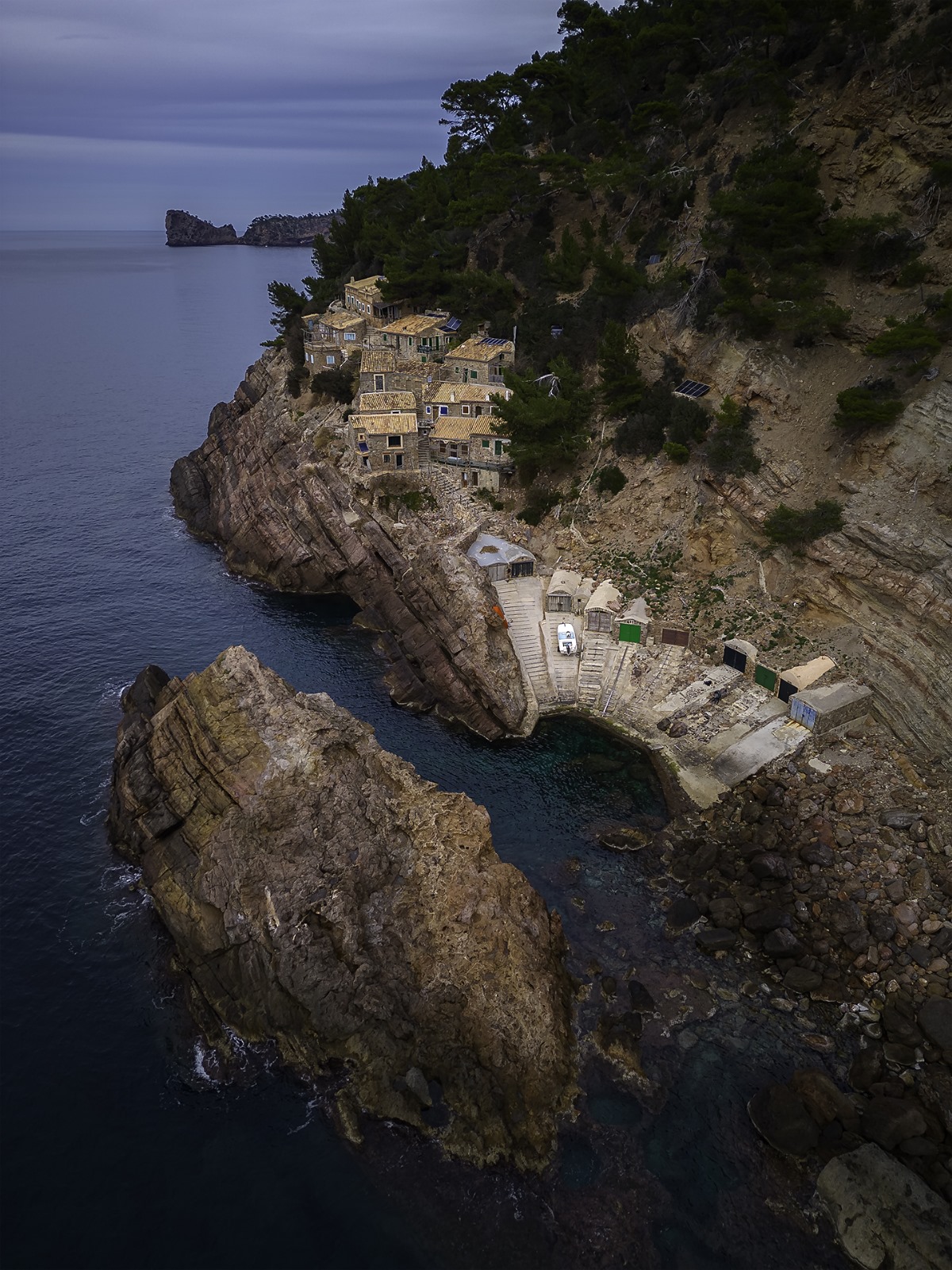 Primer premio de la categoría pueblos de la Serra: Caló de s’Estaca, de Marc Marco Ripoll.