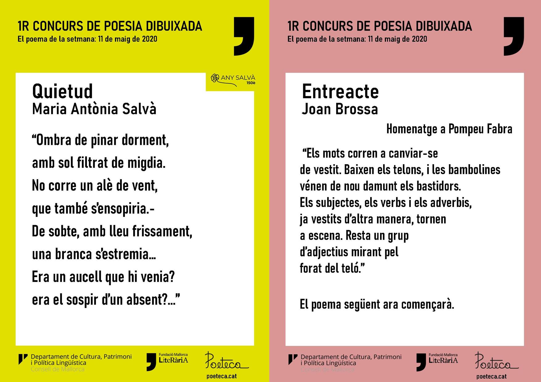 Poesia dibuixada 11 de maig