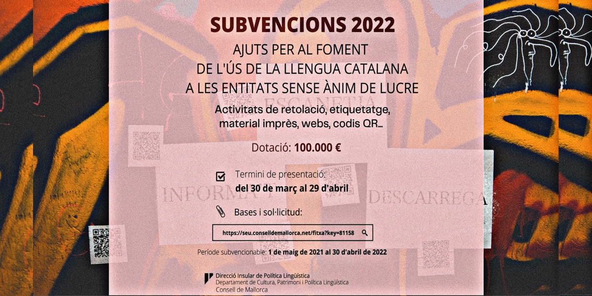 Subvencions per retolació a entitats.