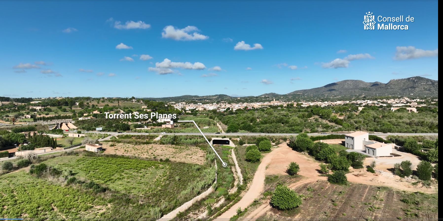 Estat actual del pont del torrent de ses Planes