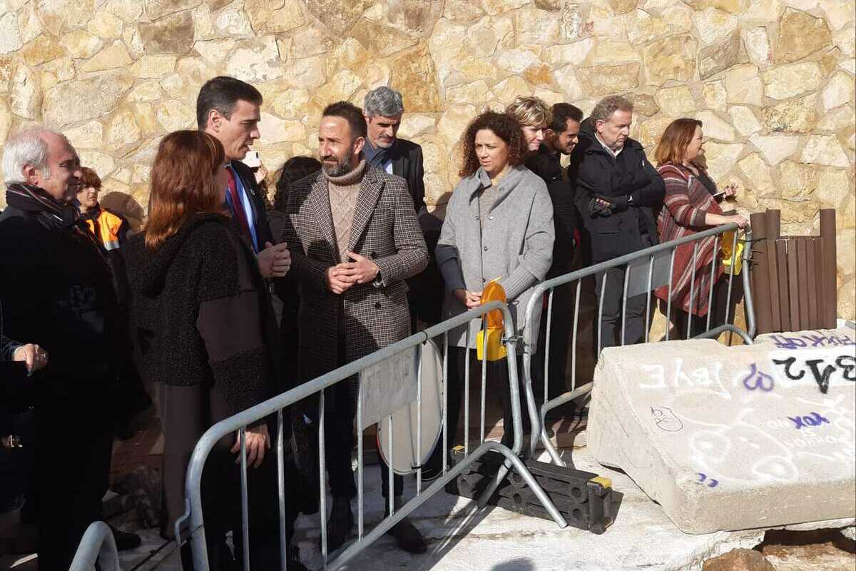 Visita a los municipios más afectados por la borrasca Gloria.