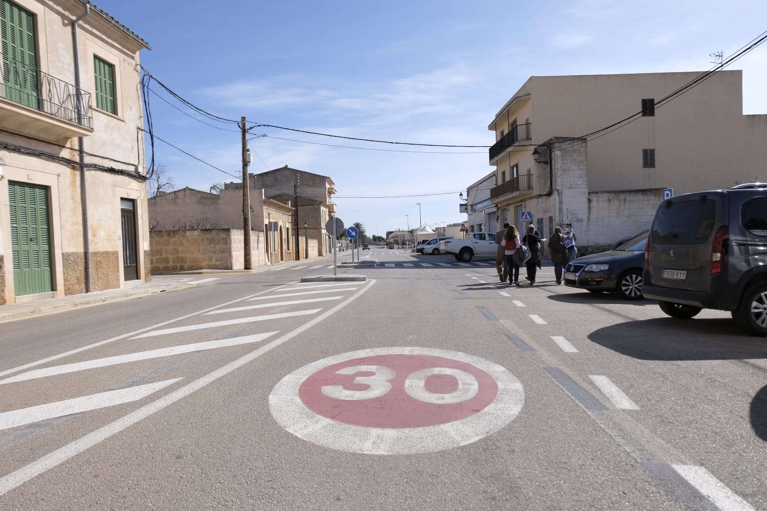 Part de les intervencions executades a la carretera que uneixSantanyí amb Cala Figuera (Ma- 6102)