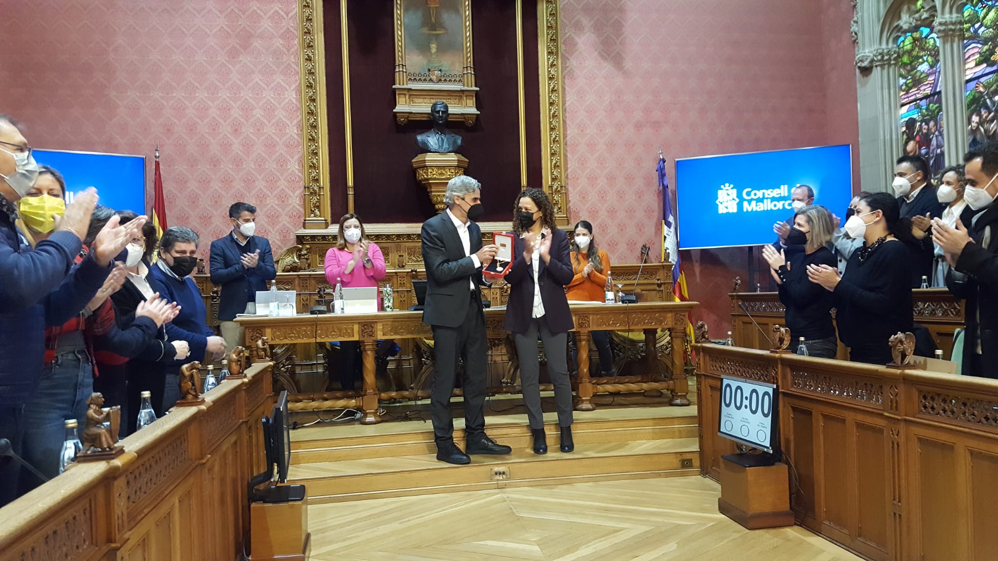 Josep Lluís Colom pren possessió com a conseller electe del Consell de Mallorca en substitució Teresa Suárez.