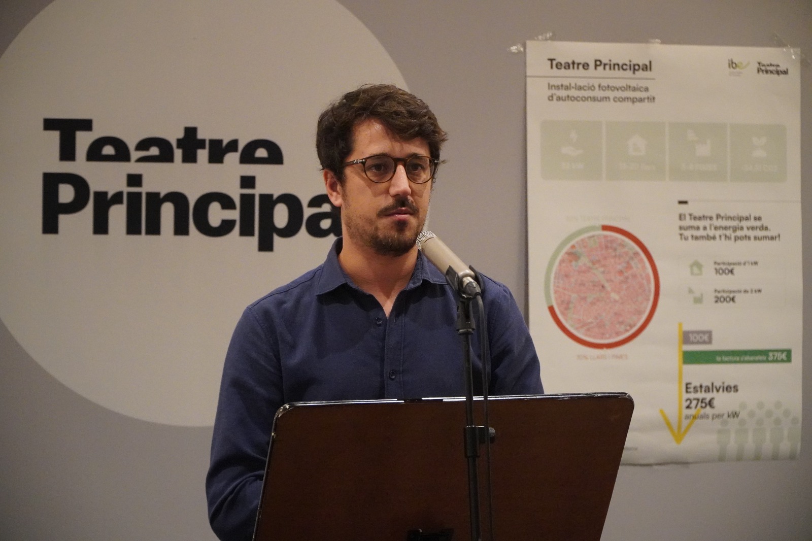 El director de l'Institut Balear de l'Energia, Ferran Rosa, a la roda de premsa