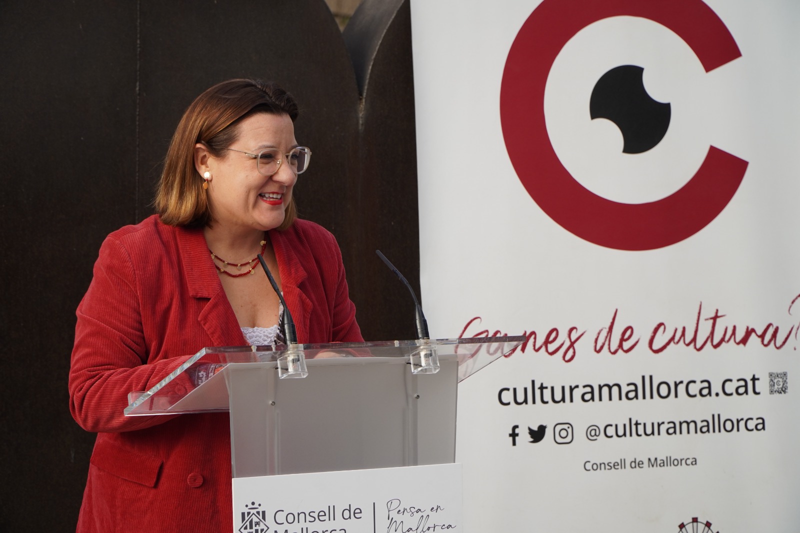 Bel Busquets, vicepresidenta primera i consellera de Cultura, Patrimoni i Política Lingüística