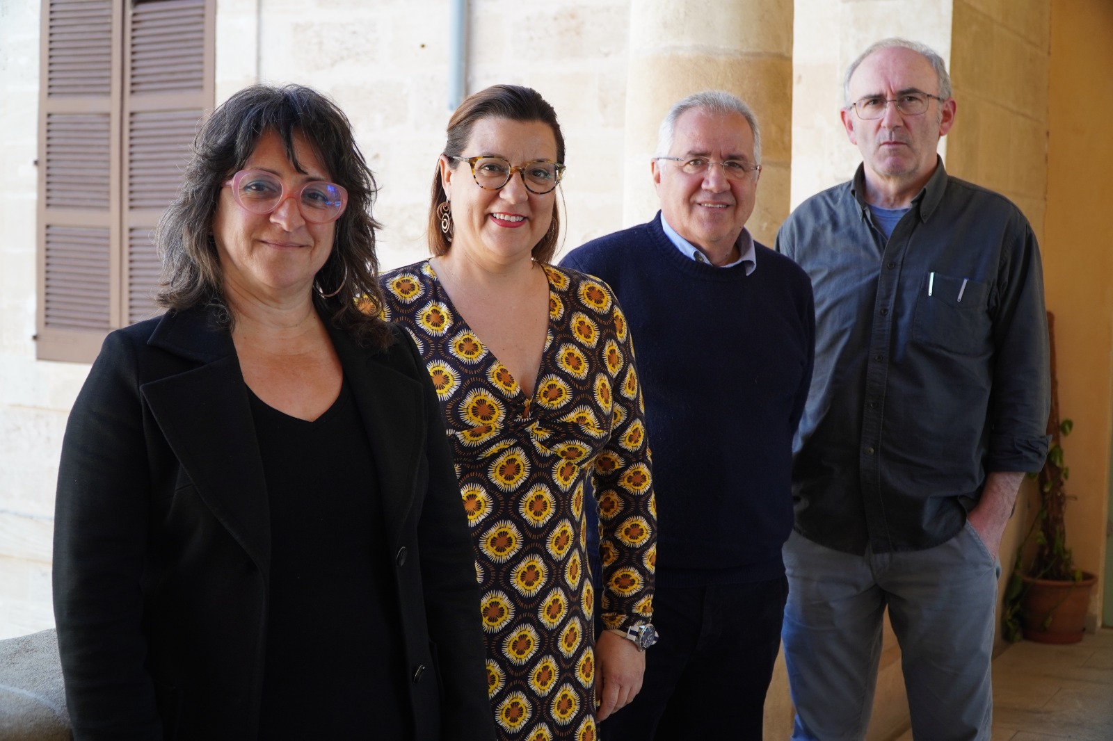 D'esquerra a dreta: Kika Coll, Bel Busquets, Andreu Ramis i Miquel Frontera