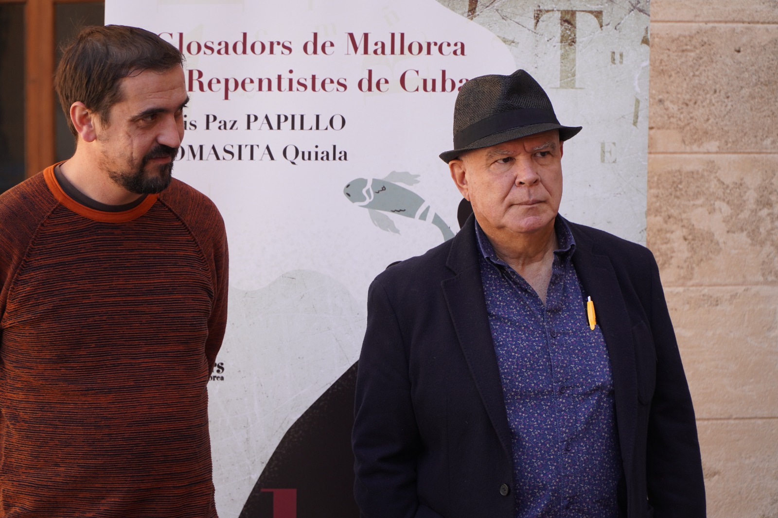 Mateu Matas i Felip Munar, membre de Glosadors de Mallorca