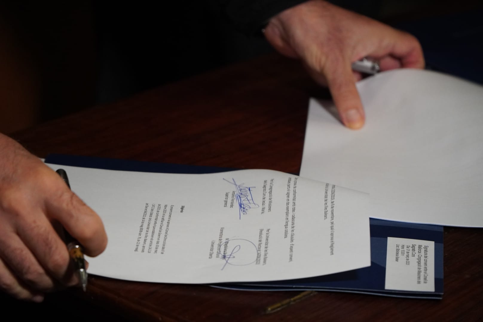 Firma del conveni