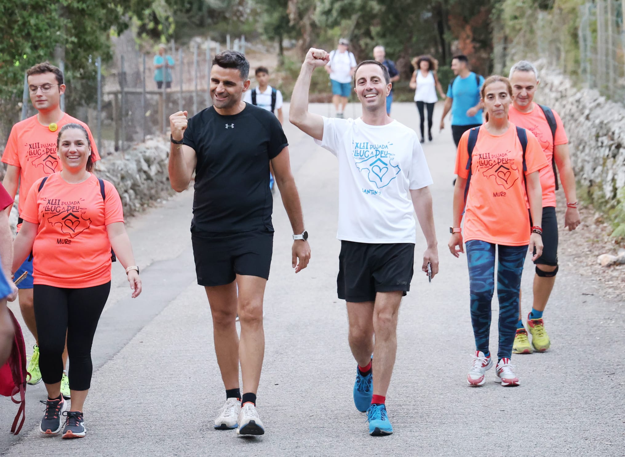 El presidente del Consell de Mallorca, Llorenç Galmés, llegando a Lluc.