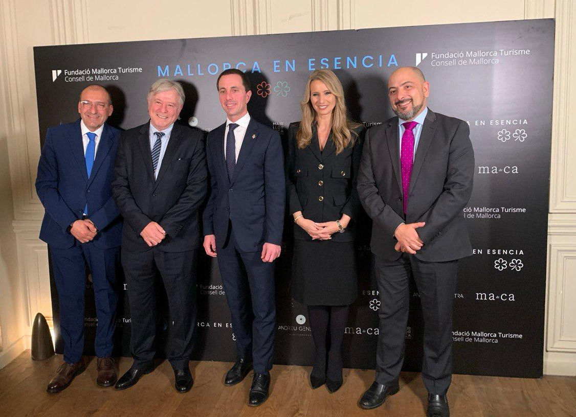 El president del Consell de Mallorca, Llorenç Galmés, ha estat l'amfitrió de la vetllada “Mallorca en essència”