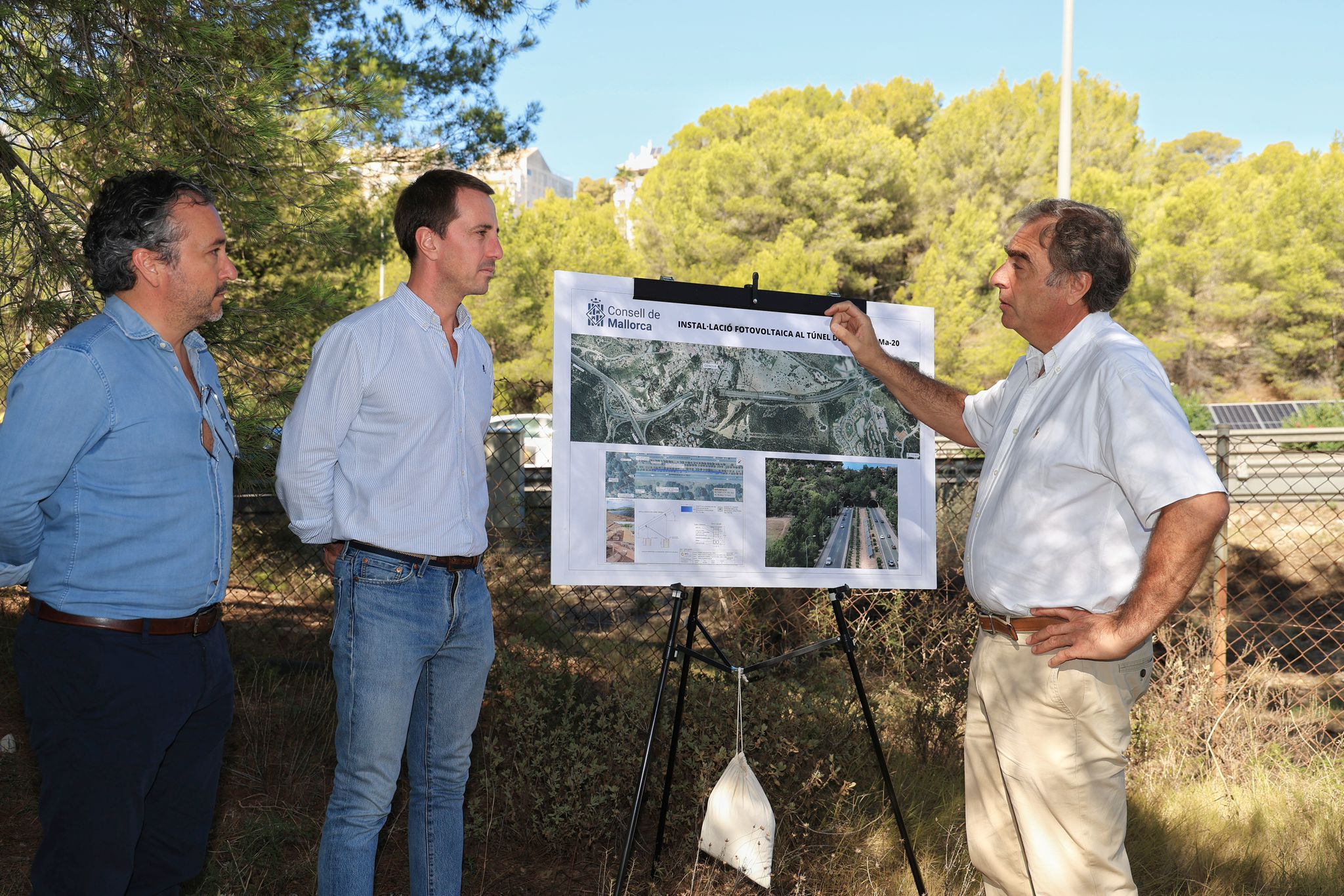 Nova il·luminació amb energia renovable del túnel de Gènova