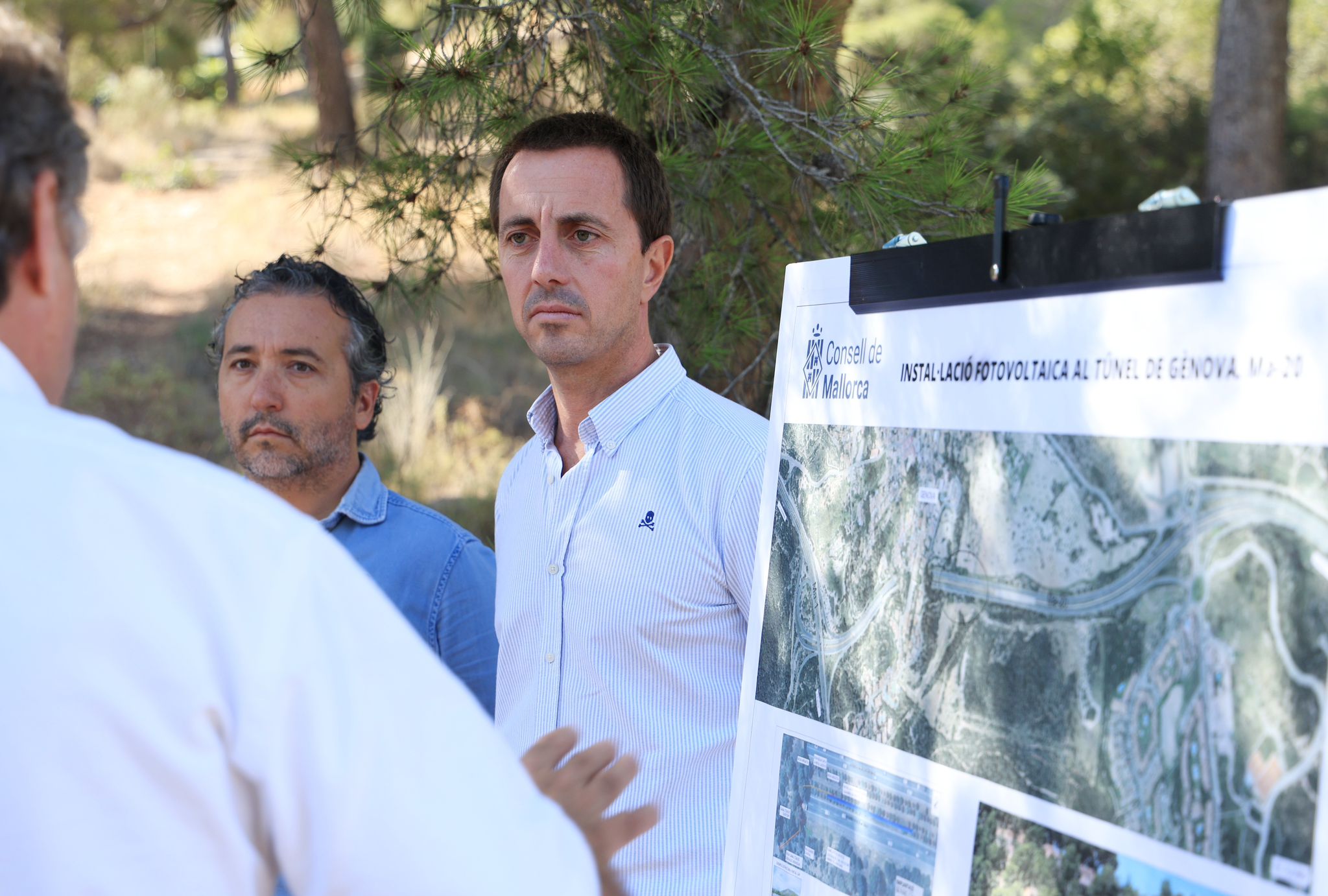 Nova il·luminació amb energia renovable del túnel de Gènova